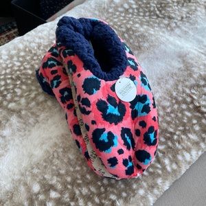 Cheetah print slippers